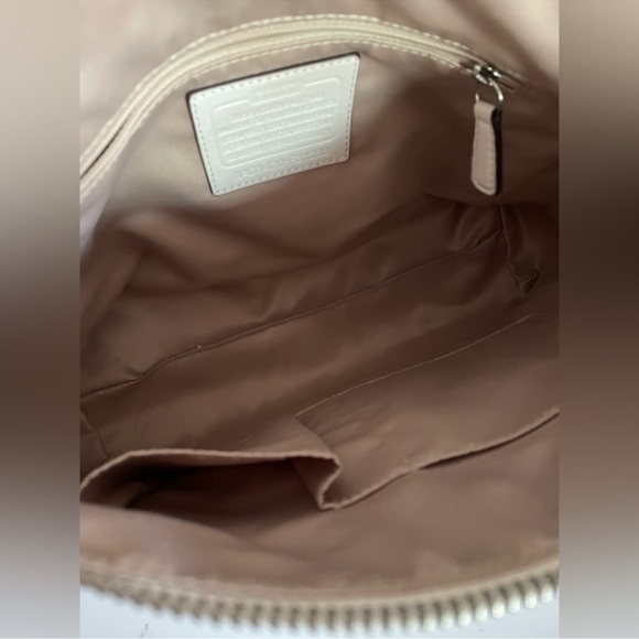 Coach D1420 SV/PH Charlie Python Leather Hobo Tote Shoulder Handbag - Picture 7 of 12